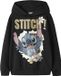 Nkfjynda NAME IT Meisjes Sweater NKFJYNDA STITCH NREG SWE WH BRU NOOS WDI - Zwart - Maat 116