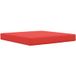 Coussin de canapé d'extérieur rouge 80 x 80 x 8 cm Polyester