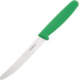 Hygiplas Gekarteld Tomatenmes 10cm Groen
