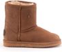 Warmbat Kangaroo Dames Suède Pantoffels Bruin - Maat 36