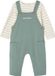 Vertbaudet Fleece babyset met T-shirt en tuinbroek