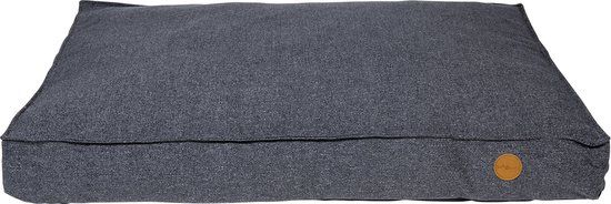 Jack And Vanilla Hampton Orthopedisch Hondenbed - Donkergrijs - XL - 80x80x15cm
