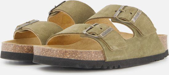 Scholl Josephine Sandalen Dames Groen Suede Maat 41