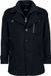 Black Premium by EMP Manteau noir avec poches poitrine - Hommes - S