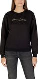 Armani Exchange Printed Long Sleeve Round Neck Sweatshirt Wo - Black