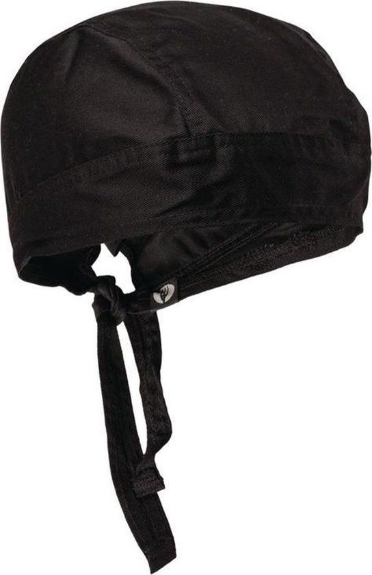 CHEF WORKS Hoofddoek Zwart Unisex