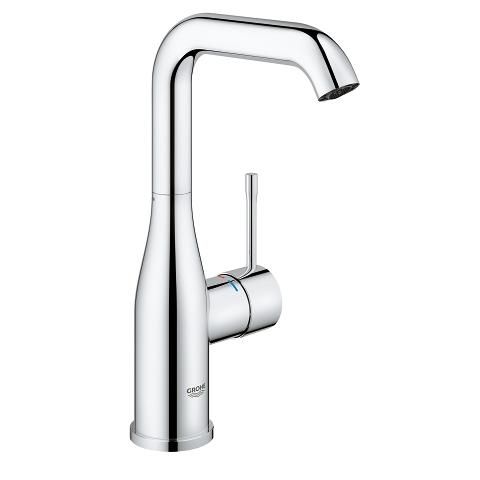 GROHE Essence Wastafelkraan - Chroom - Hoge uitloop - Draaibaar - Zonder waste