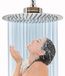 Grande pomme de douche pluie en acier inoxydable avec filtre