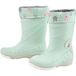 LUPILU Bottes de pluie pour tout-petits avec lumière et doublure chaude (Turquoise, 28)