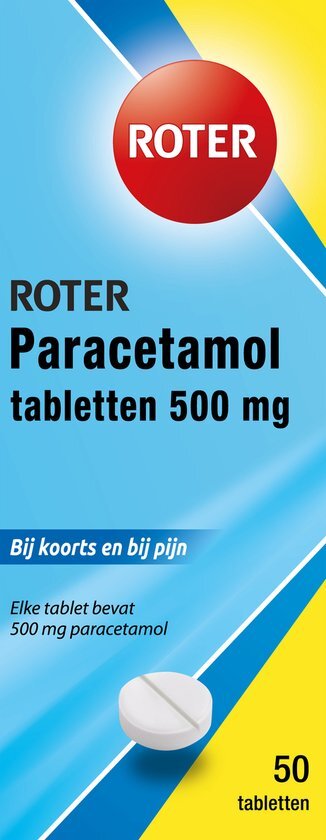 Roter Paracetamol Tabletten 500mg 50st