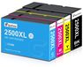 Canon 4-pack XL cartouches d'encre PGI-2500XL pour Maxify
