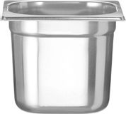 Hendi Gastronormbak – roestvrij staal – 2,4L – 150mm hoog – stapelbaar