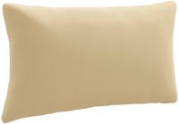 vidaXL - Rugkussen - PUTTEN - 100% Polyester - Beige - 80 x 40 x 15 cm