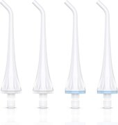 BINTOI Bintoi® iSonic OptiFloss F600 - Waterflosser Opzetstukjes - Jet Tips - Vervangingsset voor Flosapparaat - 4 Stuks - Wit