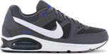 Nike Air Max Command Hommes Baskets Gris Cuir Caoutchouc Taille 43