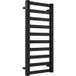 Matisere Sèche-serviette Électrique Noir 1150mm Haut 500mm Large 400 Watt Viv1150/500e8n