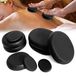Merkloos Solidchoice - Hot Stone Massageset met 9 Basalt Massagestenen