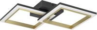 EGLO Calliera Plafondlamp - LED - 52.5 cm - Zwart|Goud|Wit - Dimbaar