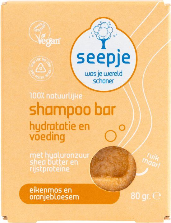 Seepje Shampoo Bar - Eikenmos & Neroli - 80 gr