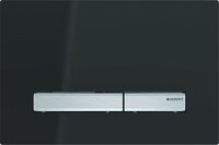 Geberit Sigma50 Bedieningspaneel Closet/Urinoir - RVS - Zwart