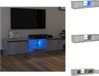 vidaXL Tv-meubel met LED-verlichting 140x40x36 cm betongrijs