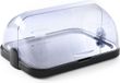 Buffetvitrine, réfrigéré, avec 2 éléments réfrigérants, boîtier en plastique ABS, plateau en inox, couvercle enroulable en plastique SAN, 440x320x(H)205mm