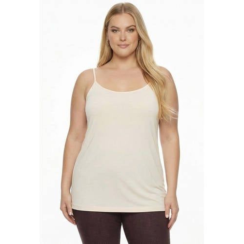 YOEK top Plus Size - ecru