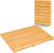 SereneLife badmat – Opvouwbare Bamboe Antislip Vloermat voor Badkamer, Sauna en Spa – Dubbele Antislipzijde