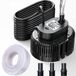 Pompe de relevage - Pompe à eaux usées - 850 l/h - 75 W - Ipx8 - Avec tuyau de vidange et 3 adaptateurs
