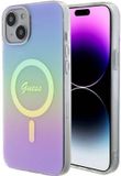 Guess Faceted Mirror Back Case (MagSafe Compatible) - Apple iPhone 15 (6.1") - Paars