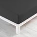 douceur d'intérieur Hoeslaken (90 x 190 cm) Jersy antraciet, 100% katoen