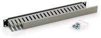 Triton 19" panel 1U with cable trunking single