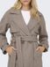 ONLY ONLLAURA BELTED LONG COAT OTW UG Dames Puffer Jas Simply Taupe Polyester M