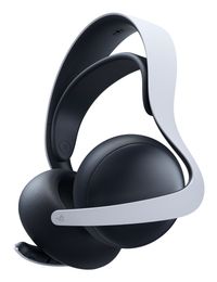 Sony PULSE Elite Casque - Casque de jeu sans fil - Bluetooth - Station de recharge - Noir/Blanc