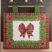 PETTI Artigiani Italiani - Ovenafdekking Kerstmis, ovenafdekking voor Kerstmis, ovenafdekking 40 x 50 cm, ovenafdekking strik tartan, 100% Made in Itay