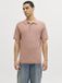 JACK&JONES JPRBLURILEY KNIT POLO SS SN Heren Polo Amber Brown M