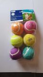 AniOne Tennisbal Set (6 stuks) - Multicolor