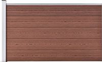 vidaXL Clôture composite 175x105 cm marron