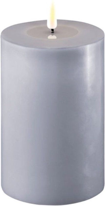 Deluxe Homeart LED Kaars - Dust Blue - 10 x 15 cm