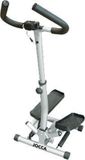 Jocca Stepper Zijmachine met stuur voor fitness, billen, buik, benen, 47 x 43 x 130 cm, zilver en zwart