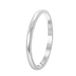 Lucardi Dames Ring rhodiumplated - Ring - Echt Zilver - Zilverkleurig