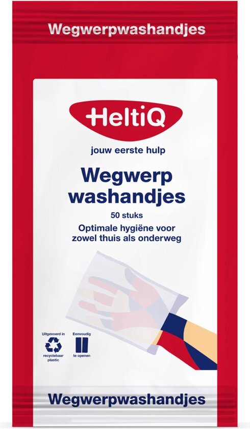 HeltiQ Wegwerpwashand 15 x 23cm 50ST