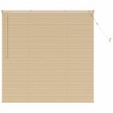 vidaXL Venetiaanse jaloezie Lichtbruin met Patroon 150 x 160 cm 25 mm