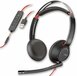 Poly Blackwire C5220 USB Headphones with Microphone - Black