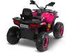 Toyz Gigant - Véhicule électrique Quad - 4 moteurs silencieux - Hauteur d'assise 19 cm - Feux à LED