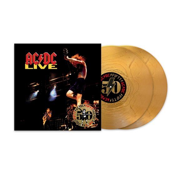 AC/DC - Live (50th Anniversary Gold Vinyl) - 2LP - Stereo