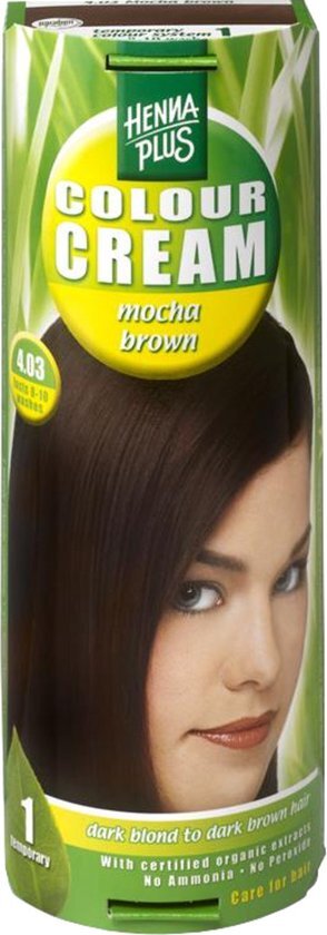 Hennaplus Colour Cream 4.03 Mocha Brown