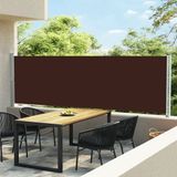 vidaXL - Tuinscherm - uittrekbaar - 140x600 cm - bruin