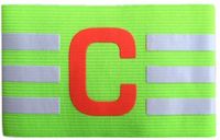 Heble® Aanvoerdersband Sporten Groen - Sport - Beweging - Voetbal en Hockey - Senior - C Captain - Verstelbaar - Unisex
