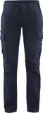 Blåkläder Dames industrie werkbroek stretch 7144-1832 - Donker marineblauw/Zwart - C32